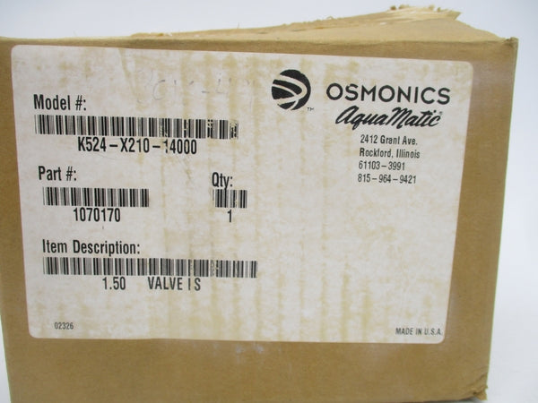 OSMONICS 1070170 K524-X210-14000 1-1/2" NSMP