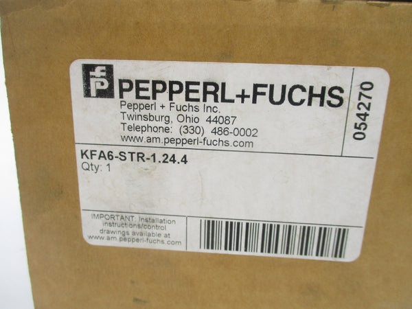 PEPPERL+FUCHS KFA6-STR-1.24.4 54270 100-240VAC 2.1-0.84A NSMP