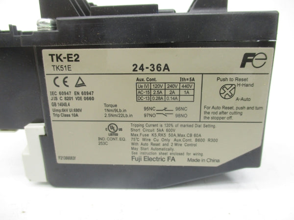 FUJI ELECTRIC TK51EW-E TK-E2 120-440V 24-36A NSMP
