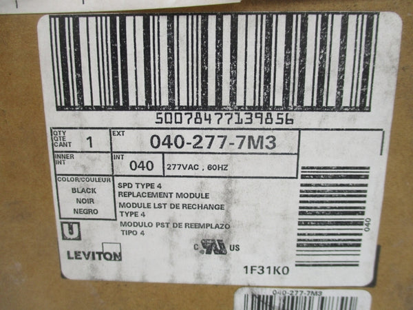 LEVITON 277-7M3 277VAC NSMP