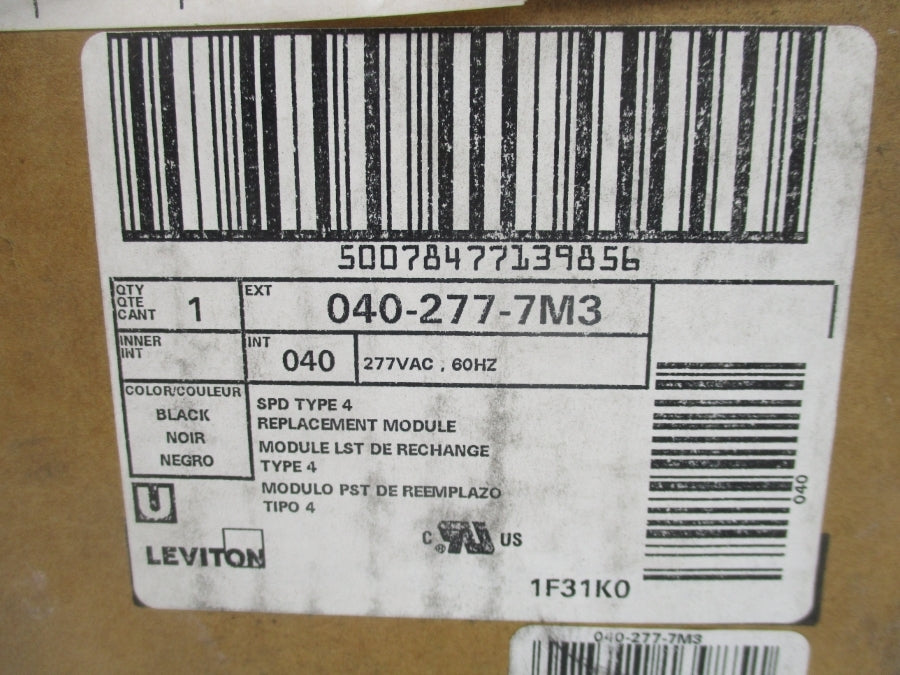 LEVITON 277-7M3 277VAC NSMP