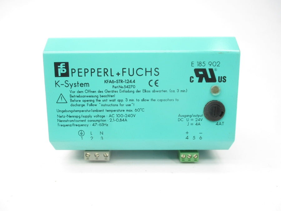 PEPPERL+FUCHS KFA6-STR-1.24.4 54270 100-240VAC 2.1-0.84A NSMP