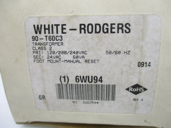 WHITE-RODGERS 90-T60C3 6WU94 120-240VAC NSMP