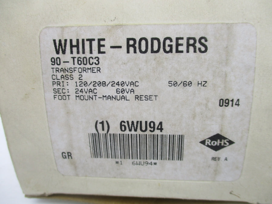 WHITE-RODGERS 90-T60C3 6WU94 120-240VAC NSMP
