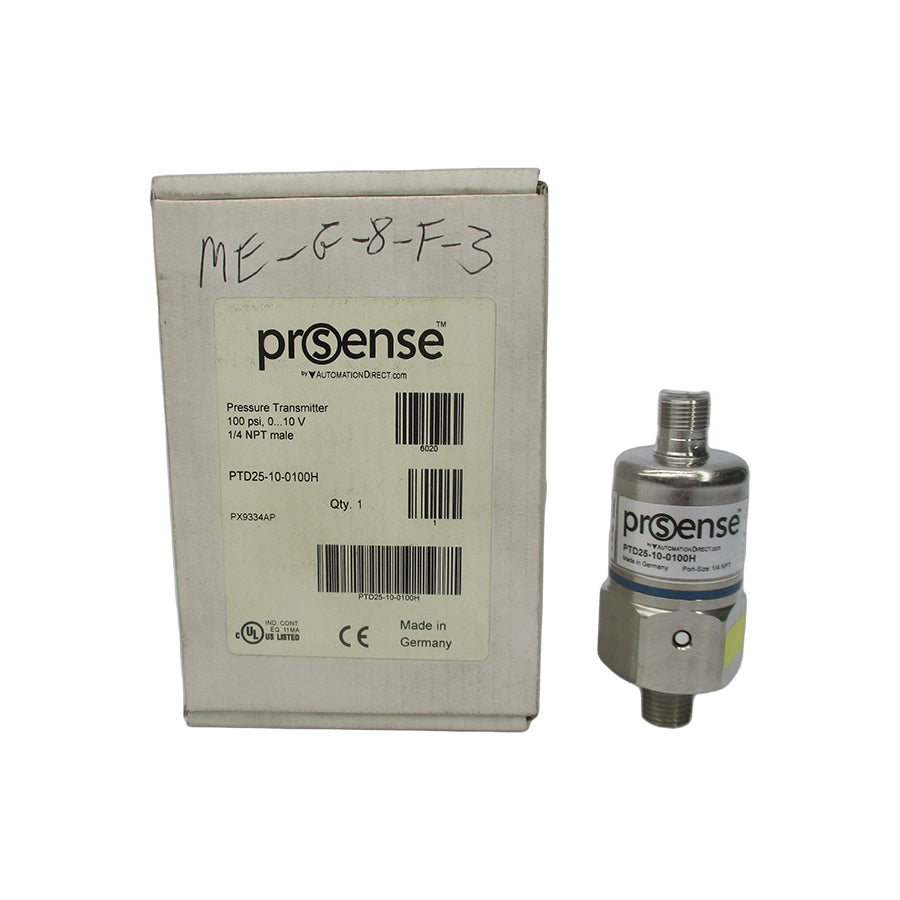 PROSENSE PTD25-10-0100H 0-10V 100PSI 1/4" NSMP