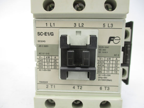 FUJI ELECTRIC SC-E1/G SE32AG-E 24VDC NSMP