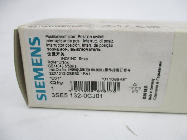 SIEMENS 3SE5132-0CJ01 230V 3A NSMP