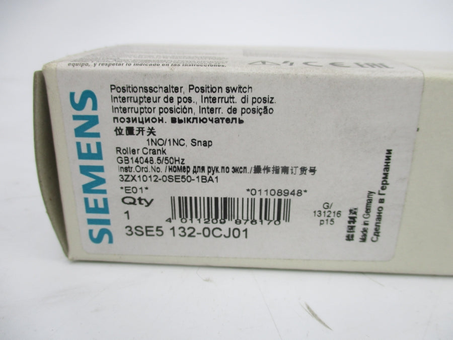 SIEMENS 3SE5132-0CJ01 230V 3A NSMP