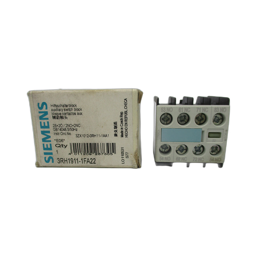 SIEMENS 3RH1911-1FA22 240V 10A NSMP