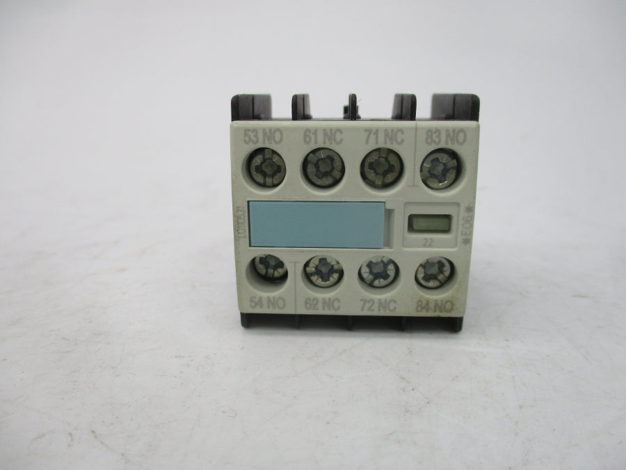 SIEMENS 3RH1911-1FA22 240V 10A NSMP