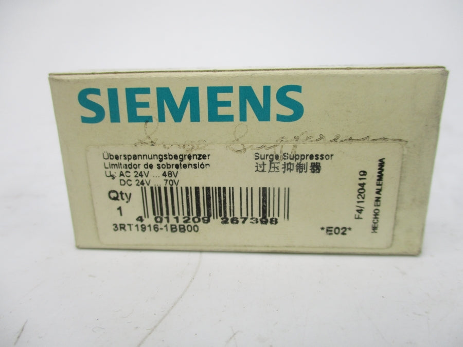 SIEMENS 3RT1916-1BB00 24-48VAC NSMP