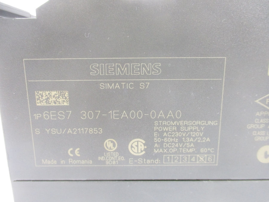 SIEMENS 6ES7307-1EA00-0AA0 NSMP