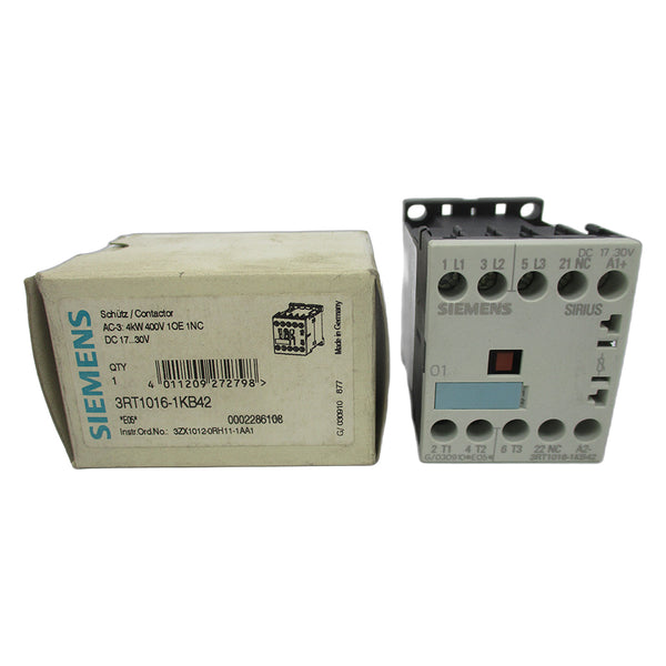 SIEMENS 3RT1016-1KB42 600VAC NSMP