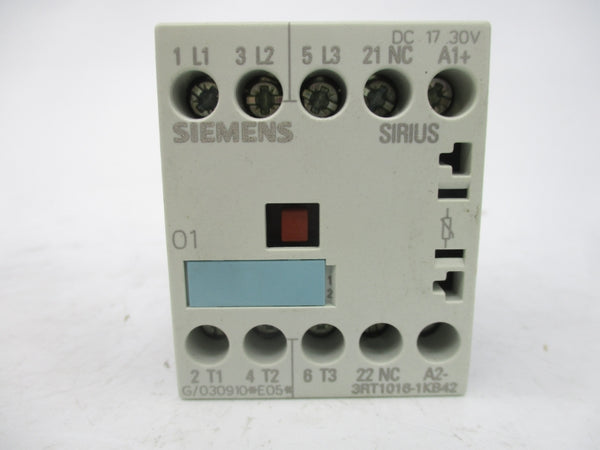 SIEMENS 3RT1016-1KB42 600VAC NSMP
