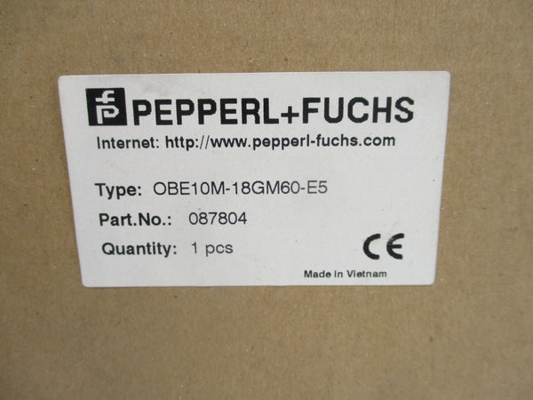 PEPPERL+FUCHS OBE10M-18GM60-E5 087804 10-30VDC NSMP