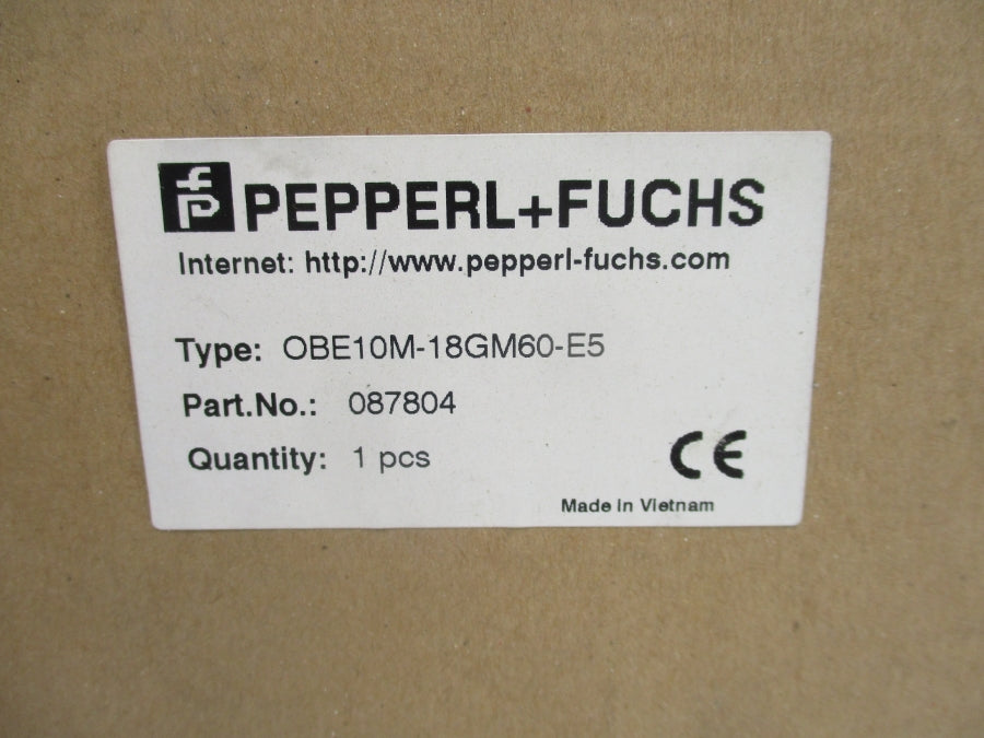 PEPPERL+FUCHS OBE10M-18GM60-E5 087804 10-30VDC NSMP