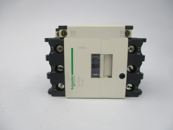 SCHNEIDER ELECTRIC LC1D40G6 120V NSMP