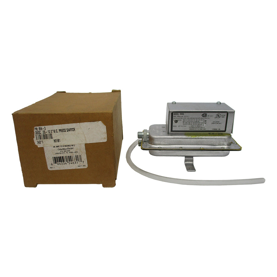 COLUMBUS ELECTRIC RH3A 2E462A 125-277VAC 15A 1/2PSI  NSMP
