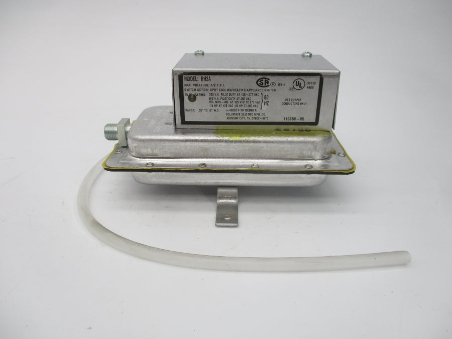 COLUMBUS ELECTRIC RH3A 2E462A 125-277VAC 15A 1/2PSI  NSMP