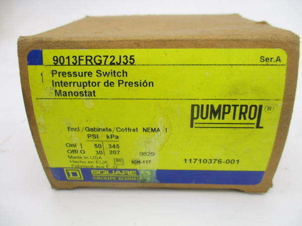 SQUARE D 9013FRG72J35 SER. A 115/230V 30-50PSI NSMP