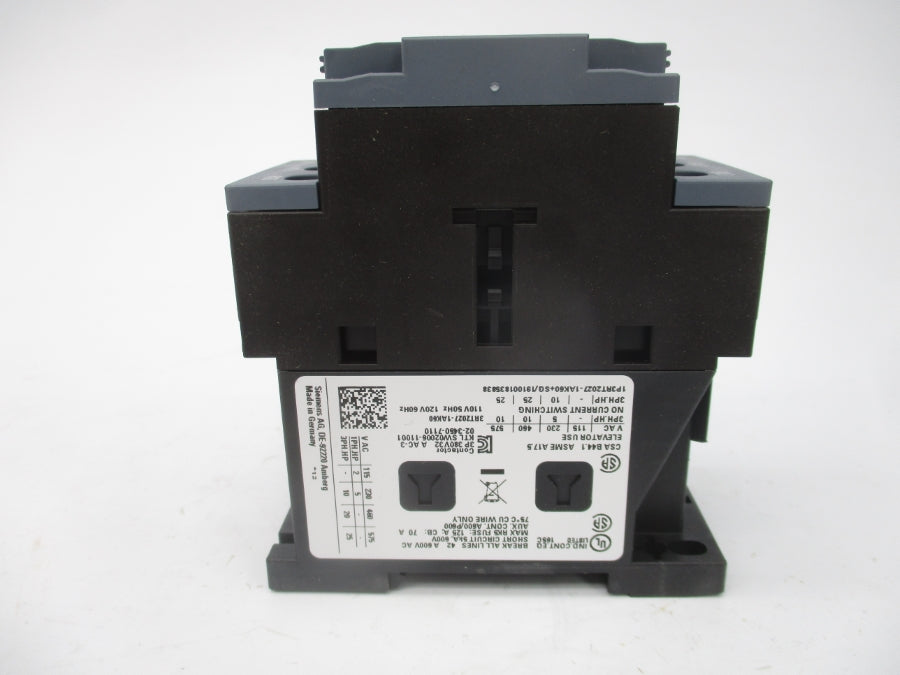 SIEMENS 3RT2027-1AK60 110/120V 32A NSMP