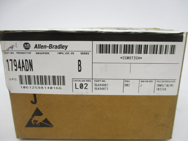 INDUSTRIAL SPARE PART 1794ADN SER. B F/W J 24VDC REV. D02 NSMP