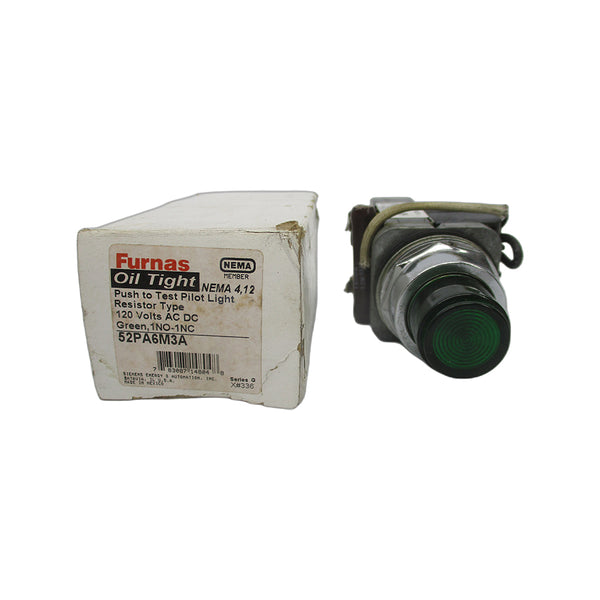 FURNAS 52PA6M3A 120VAC/DC (NO BULB) NSMP