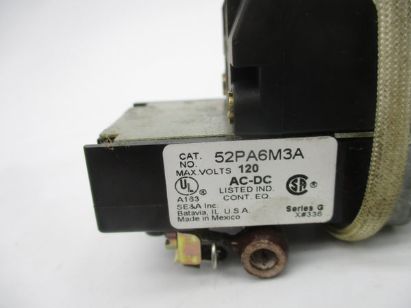 FURNAS 52PA6M3A 120VAC/DC (NO BULB) NSMP