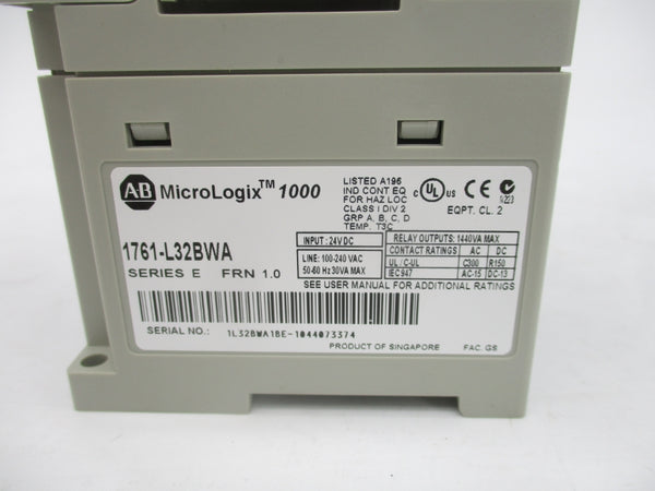INDUSTRIAL SPARE PART 1761-L32BWA SER. B F/W 1.0 24VDC REV. E NSMP