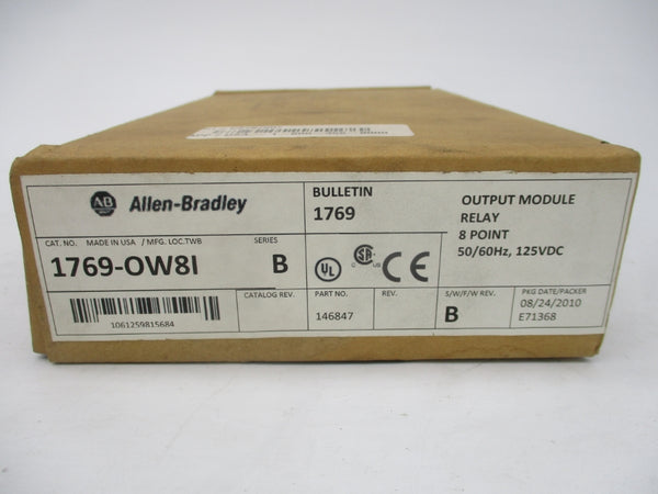INDUSTRIAL SPARE PART 1769-OW8I SER. B F/W 2.1 REV. 1 NSMP