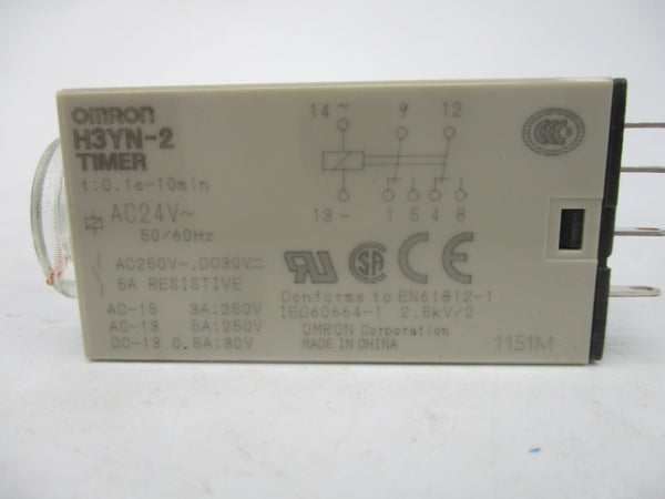 OMRON H3YN-2 24VAC 1S-10M NSMP