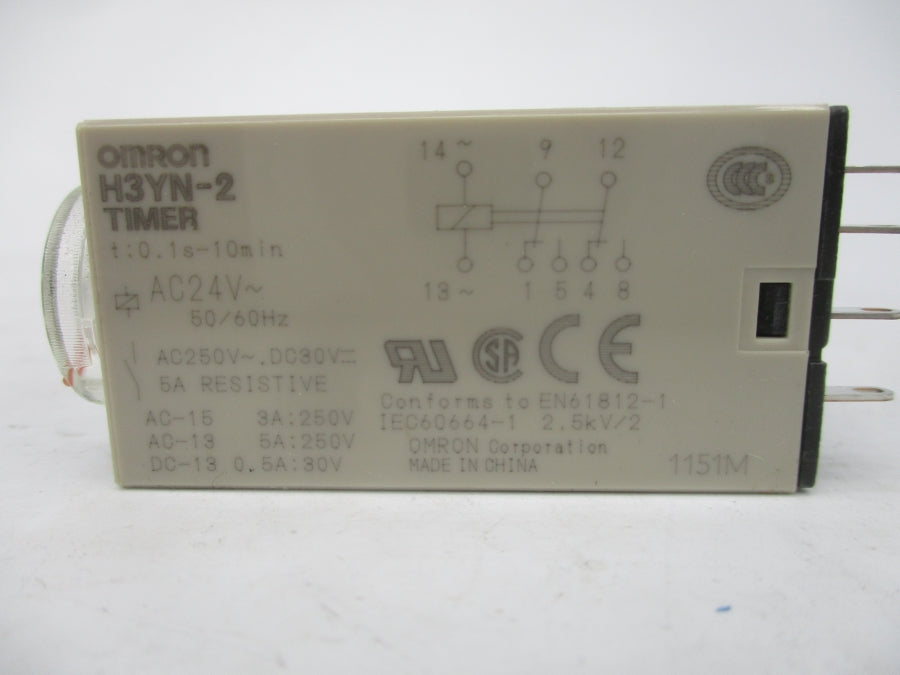 OMRON H3YN-2 24VAC 1S-10M NSMP