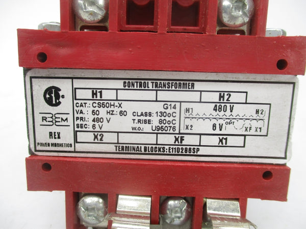 REX POWER MAGNETICS CS50H-X 480V NSMP
