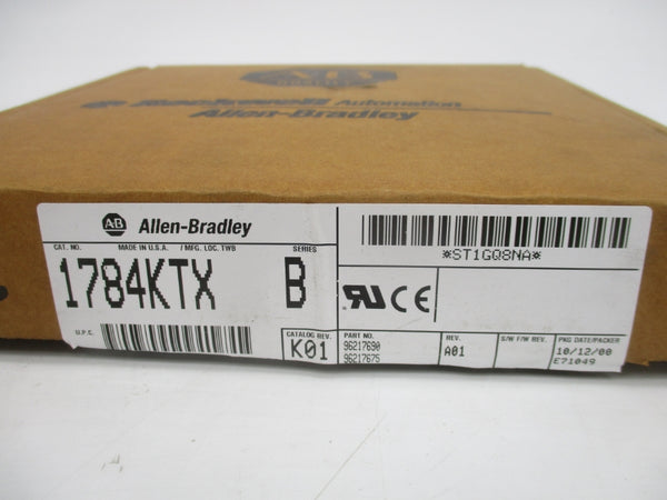INDUSTRIAL SPARE PART 1784KTX SER. B F/W 10/00 12V 0.1A REV. K01 NSMP