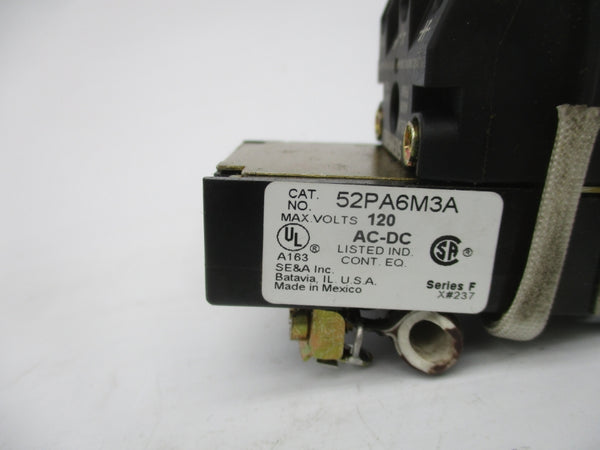 FURNAS 52PA6M3A SER. F 120VAC/DC NSMP