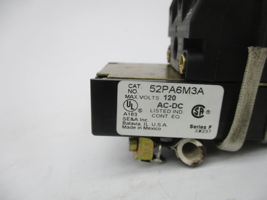 FURNAS 52PA6M3A SER. F 120VAC/DC NSMP
