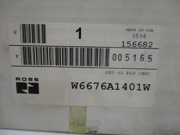 ROSS W6676A1401W 24VDC 145PSI NSMP