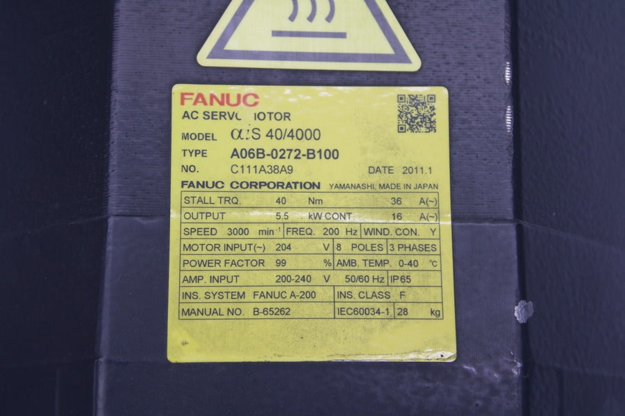 FANUC A06B-0272-B100 200-240V 16A UNMP