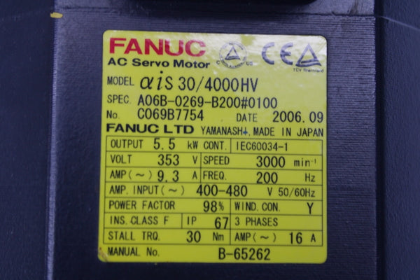 FANUC A06B-0269-B200#0100 400-480V 9.3A UNMP