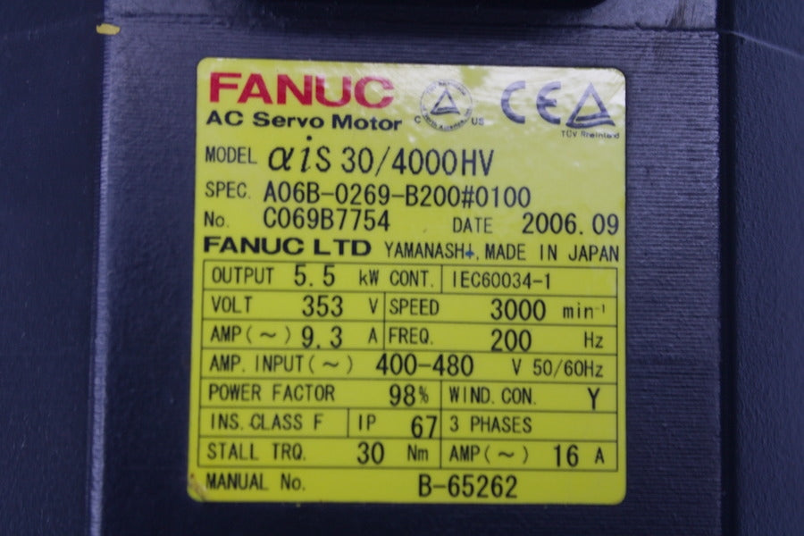 FANUC A06B-0269-B200#0100 400-480V 9.3A UNMP