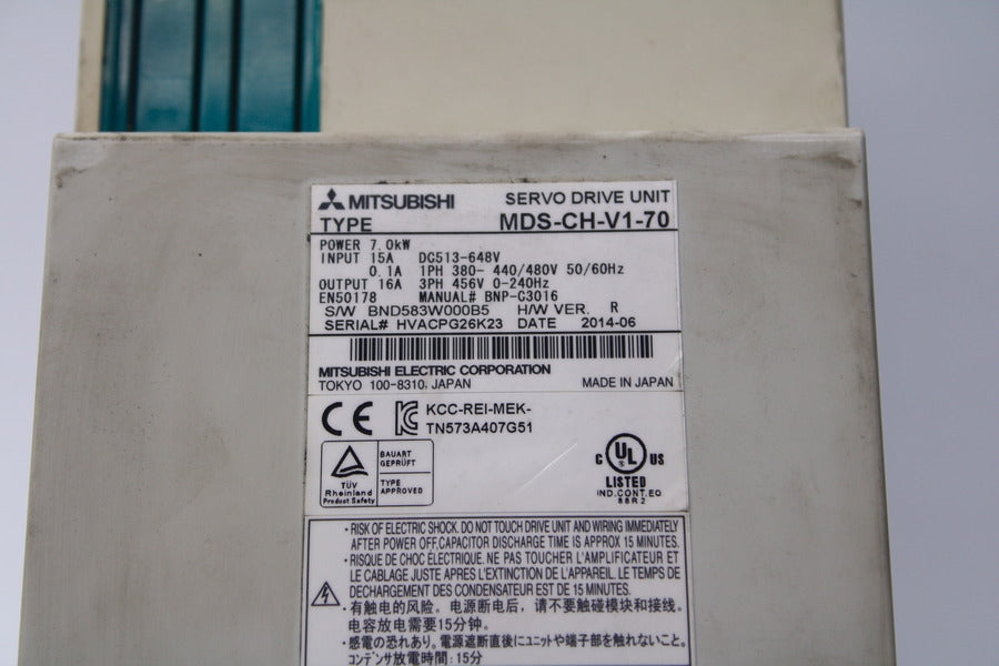 MITSUBISHI MDS-CH-V1-70 380-480V 0.1A UNMP