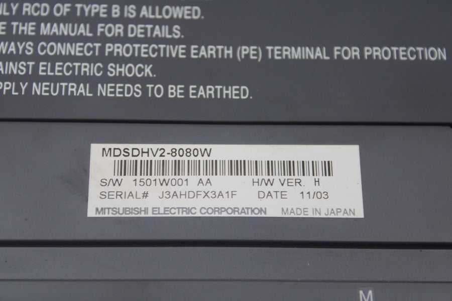 MITSUBISHI MDSDHV2-8080W 380-480V 0.1A UNMP