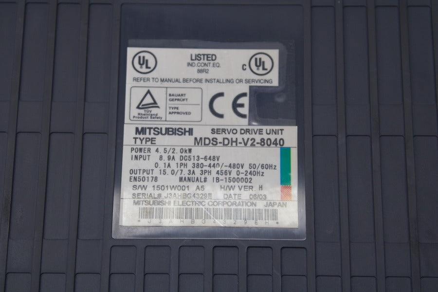 MITSUBISHI MDS-DH-V2-8040 380-480V 0.1A (AS PICTURED) UNMP