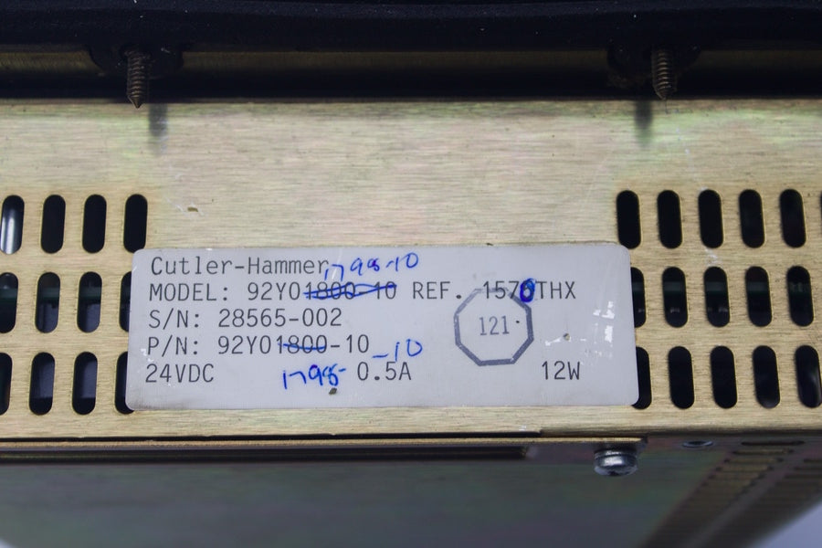 CUTLER HAMMER 92Y01798-10 24VDC 0.5A UNMP