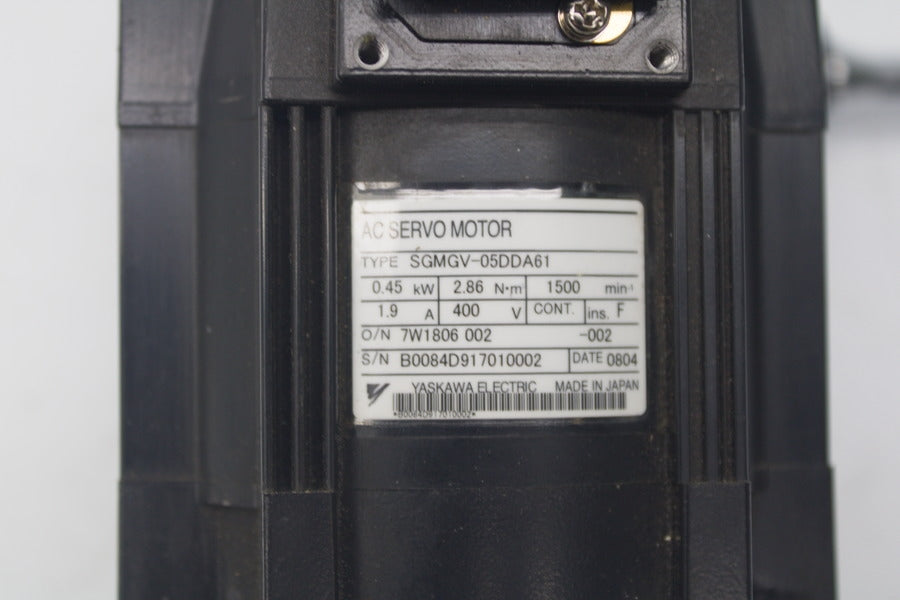 YASKAWA SGMGV-05DDA61 400V 1.9A UNMP