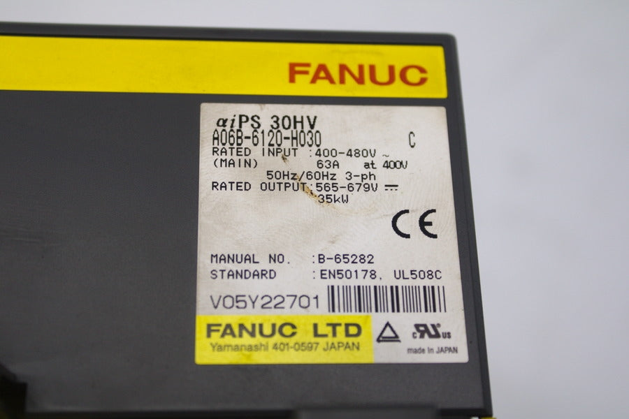 FANUC A06B-6120-H030 400-480V 63A UNMP