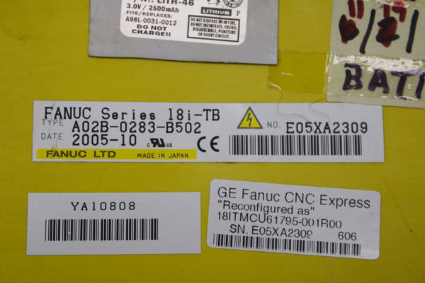FANUC A02B-0283-B502 UNMP