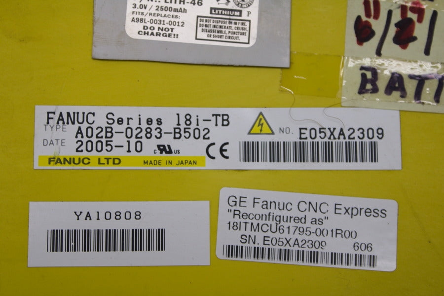 FANUC A02B-0283-B502 UNMP