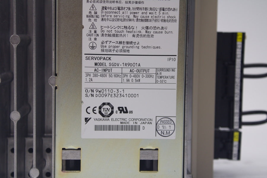 YASKAWA ELECTRIC SGDV-1R9D01A 380-480V 1.2A NSMP