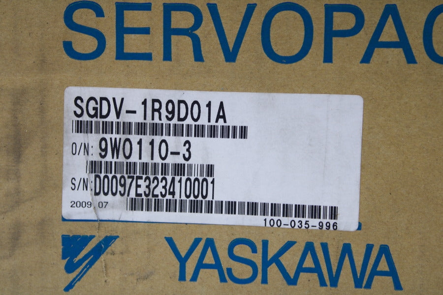 YASKAWA ELECTRIC SGDV-1R9D01A 380-480V 1.2A NSMP